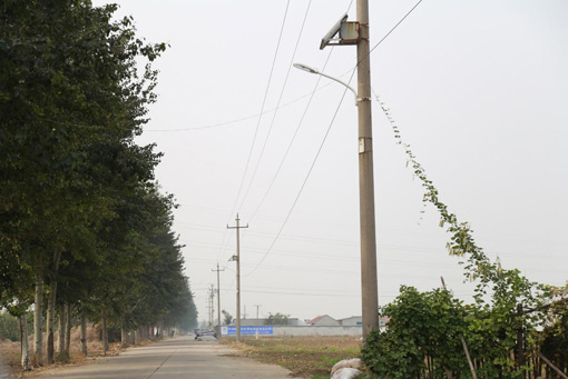 农村简易太阳能路灯