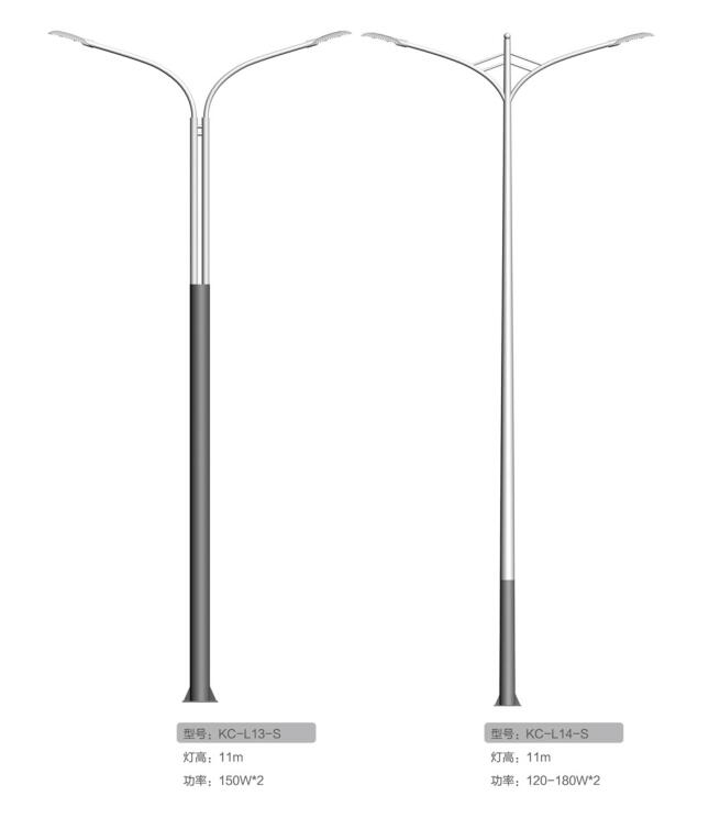 11米100瓦led路灯整灯